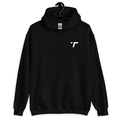 Model wearing a comfortable gym hoodie with a relaxed fit and a front pocket. Designed for warmth and ease, this hoodie is perfect for both workouts and casual wear.