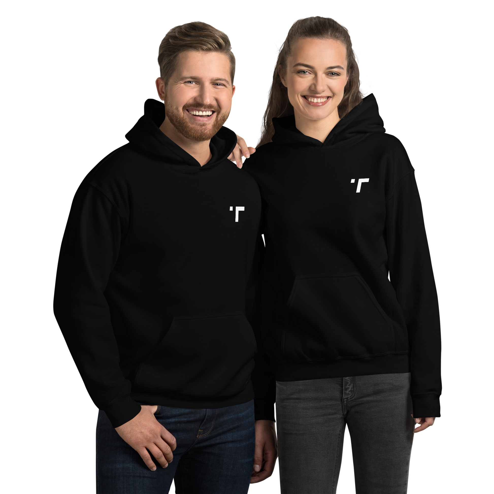 Model wearing a comfortable gym hoodie with a relaxed fit and a front pocket. Designed for warmth and ease, this hoodie is perfect for both workouts and casual wear.